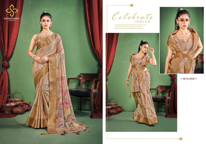 Toral Dizital By Shubh Shree Dola Silk Designer Sarees Exporters In India